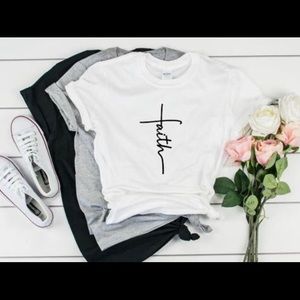 Faith adult tshirt